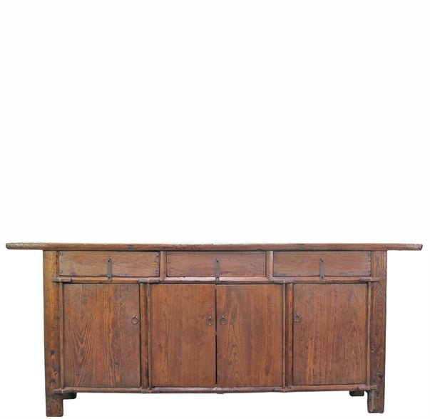19th Century Rustic Elm Buffet - Dyag East