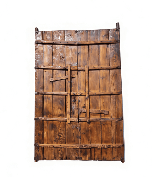 19th Century Temple - Style Doors with Ironwork - Dyag East
