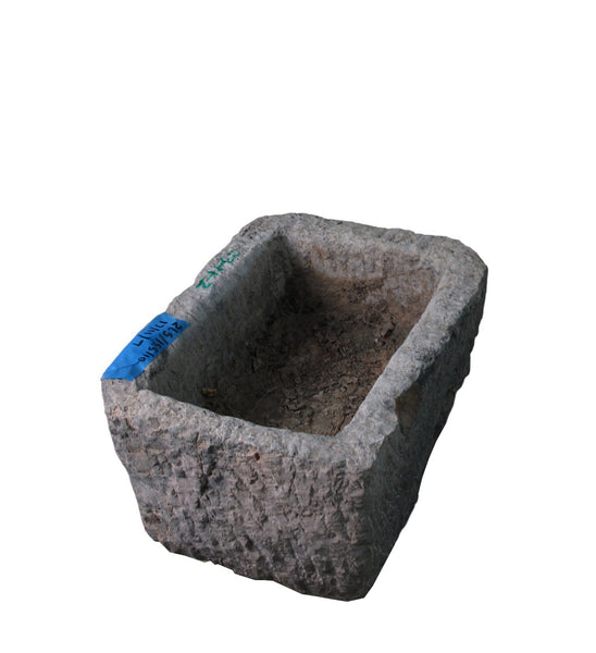 22" Inch Long Hand Chiseled Stone Trough 11 - 2 - Dyag East