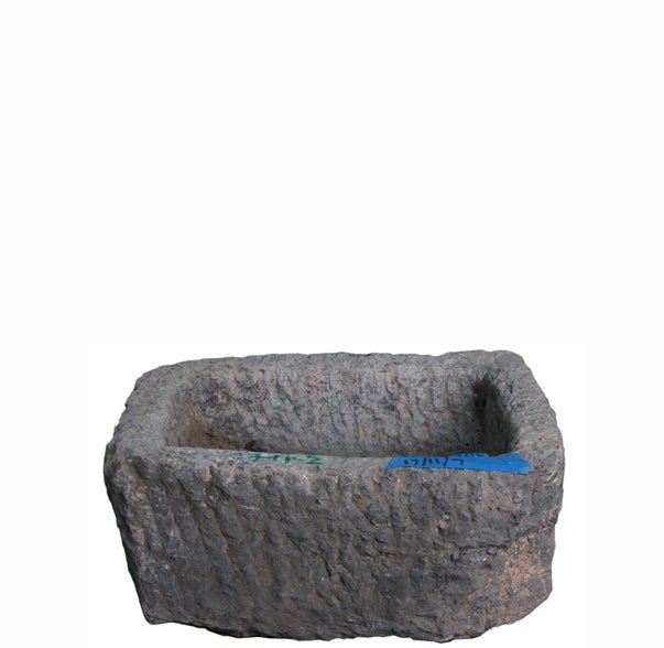 22" Inch Long Hand Chiseled Stone Trough 11 - 2 - Dyag East