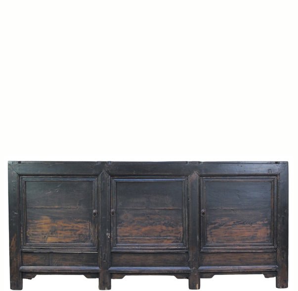 3 Door Black Farmer's Sideboard - Dyag East