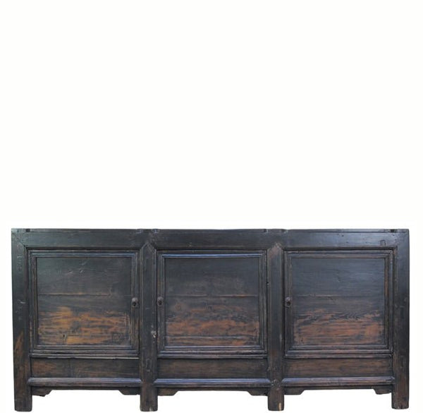 3 Door Black Farmer's Sideboard - Dyag East