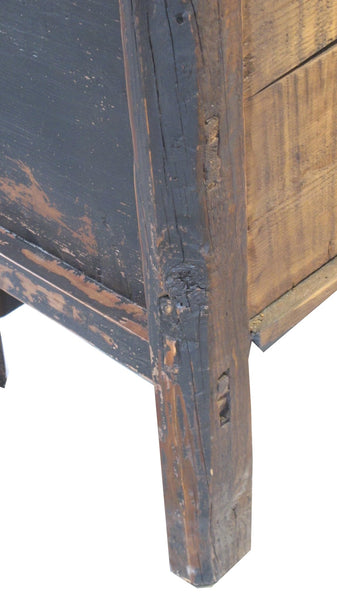 3 Door Black Farmer's Sideboard - Dyag East