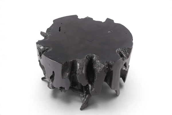 30” Diameter Black Teak Root Coffee Table 4 - Dyag East