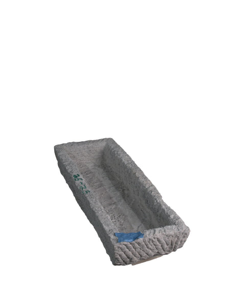 32" Inch Long Hand Chiseled Stone Trough 24 - 25 - Dyag East