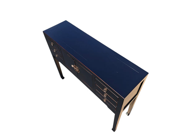 37" Long Antique Multi-Storage Console Table - Dyag East
