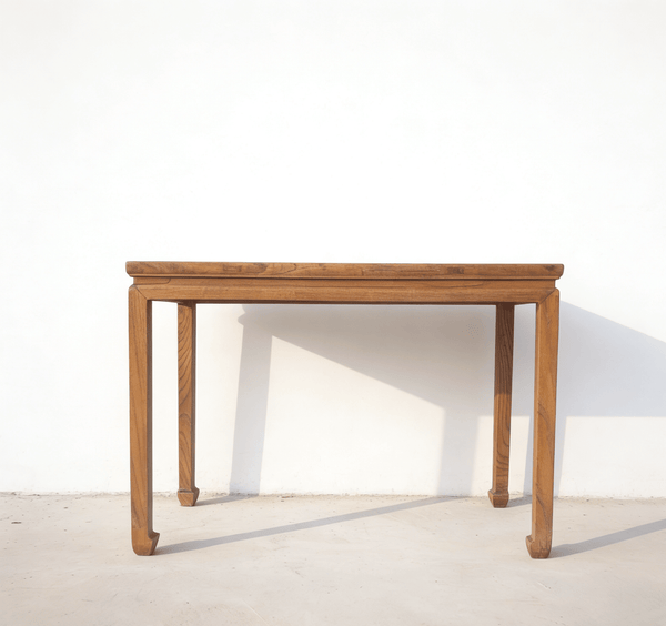 40" Long Elm Square - Corner Table - Dyag East