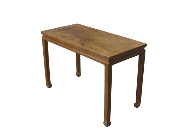 40" Long Elm Square-Corner Table - Dyag East