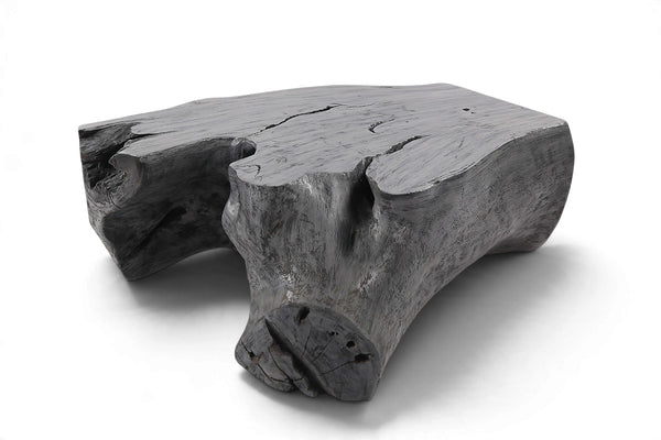 47” Inch Free Form Black Accent Table - Dyag East