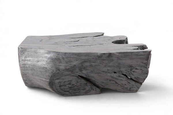 47” Inch Free Form Black Accent Table - Dyag East