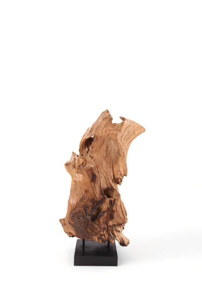 47" Inch Tall Organic Teak Natural Sculpture - Dyag East