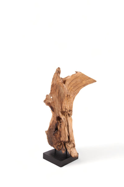 47" Inch Tall Organic Teak Natural Sculpture - Dyag East