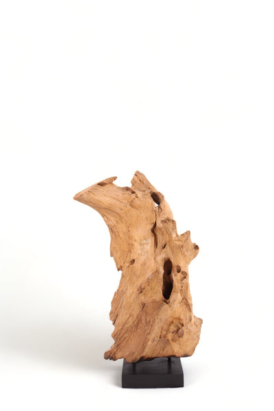 47" Inch Tall Organic Teak Natural Sculpture - Dyag East