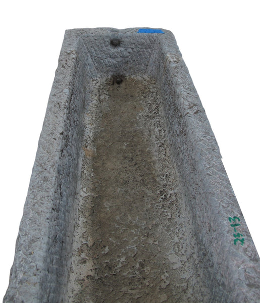 59" Inch Long Hand Chiseled Stone Trough 13 - Dyag East