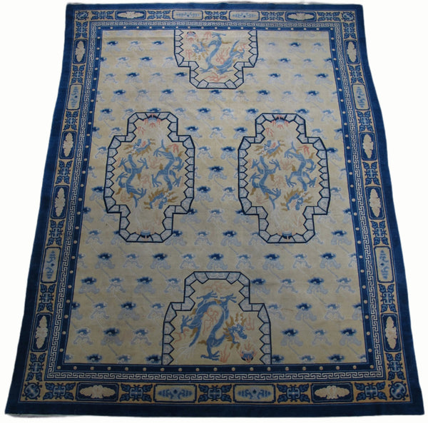 6 Dragons Peking Rug: 12 ft 3 in x 9 ft - Dyag East