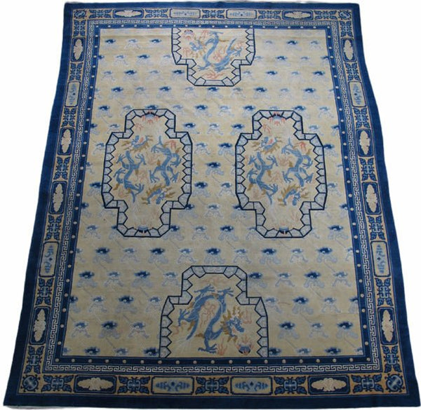 6 Dragons Peking Rug: 12 ft 3 in x 9 ft - Dyag East
