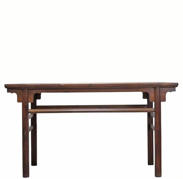62" Long Antique Brown Console Table - Dyag East