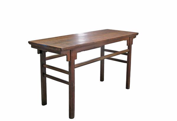 62" Long Antique Brown Console Table - Dyag East