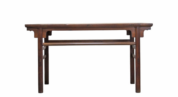 62" Long Antique Brown Console Table - Dyag East