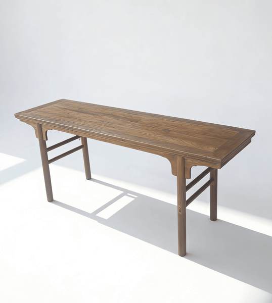 62" Long Antique Brown Console Table - Dyag East