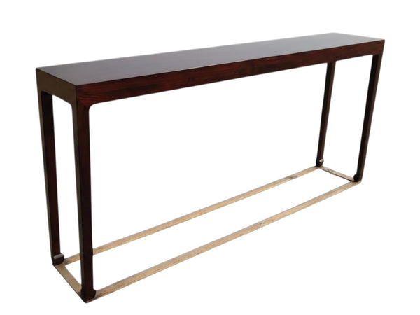 70" Long Slim Elm Console Table - Dyag East