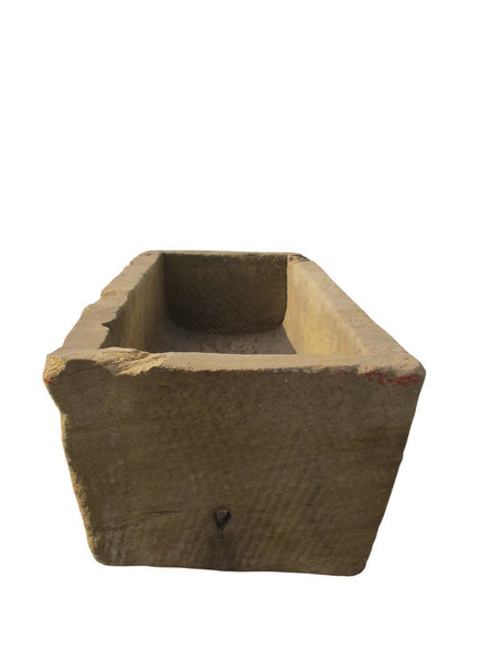 71" Inch Long Hand Chiseled Stone Trough 64 - Dyag East