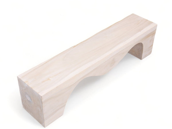 71" Inch Long Modern White Sculpture Bench - 8 - Dyag East
