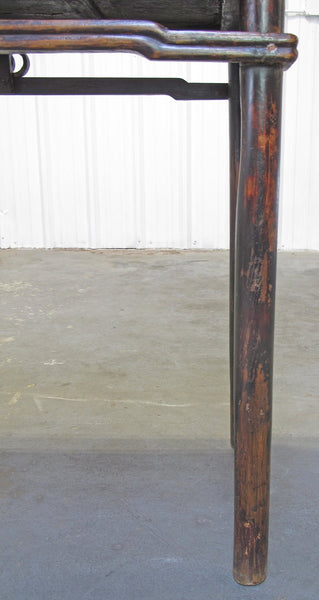 72" Long Antique Elm Console Table - Dyag East