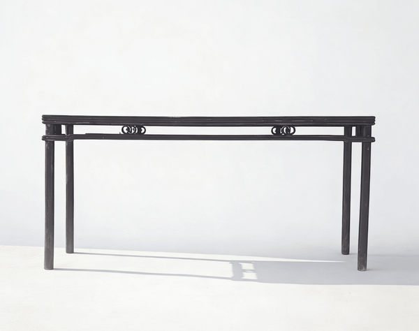 72" Long Antique Elm Console Table - Dyag East