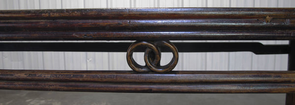 72" Long Antique Elm Console Table - Dyag East