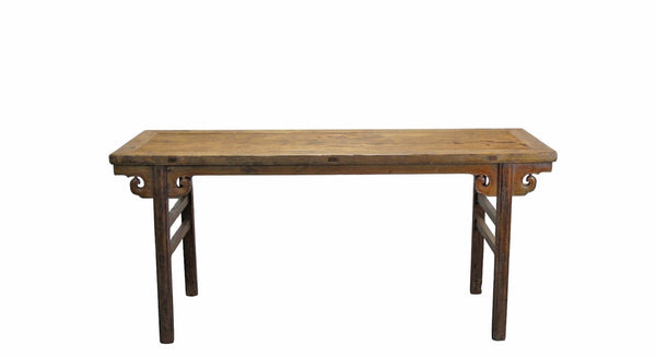 72" Long Elm Wood Console Table - Dyag East