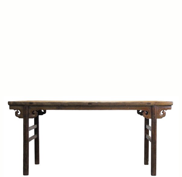 72" Long Elm Wood Console Table - Dyag East
