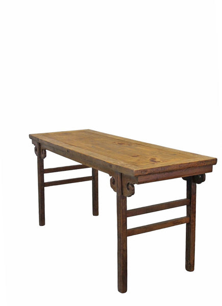 72" Long Elm Wood Console Table - Dyag East