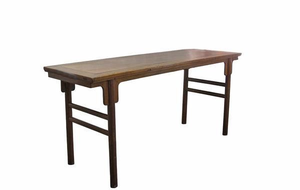 75" Long Antique Chinese Painting Table - Dyag East