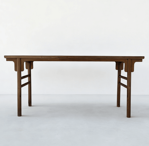 75" Long Antique Chinese Painting Table - Dyag East