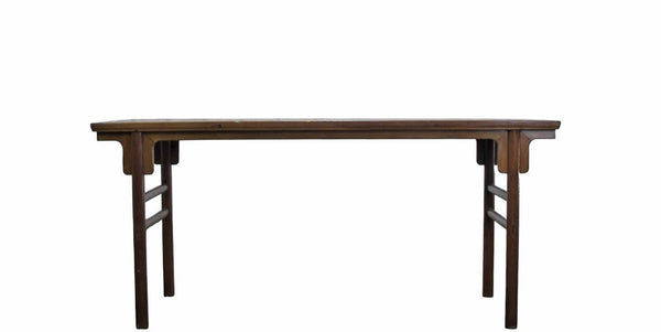 75" Long Antique Chinese Painting Table - Dyag East