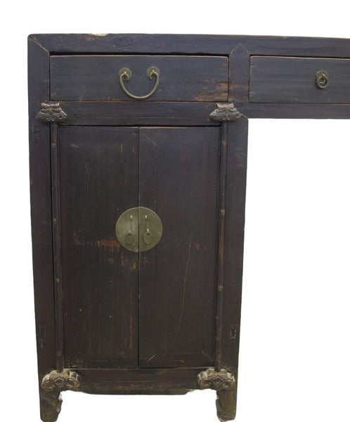 8 Feet Long Altar Antique Console Table or Desk - Dyag East