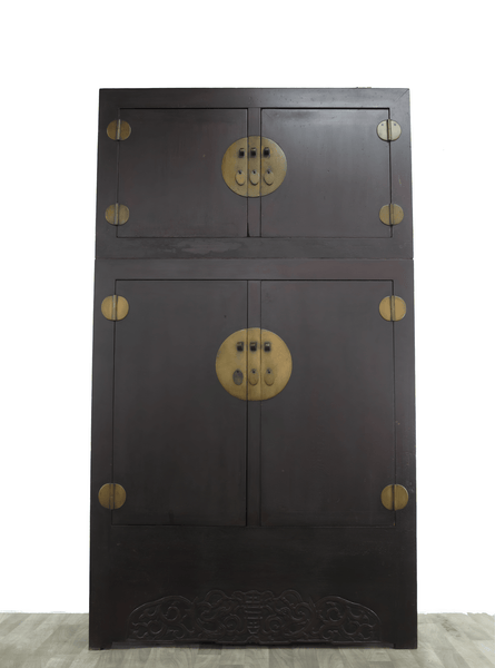 8 Feet Tall Antique Chinese Compound Cabinet - Dyag East
