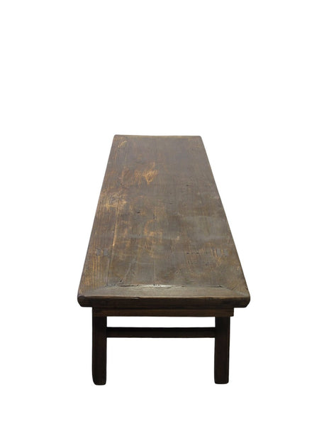 81" Long Vintage Solid Elm Wood Bench - Dyag East