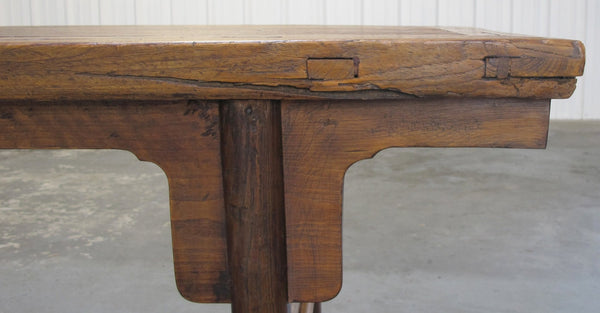 83" Long Elm Console Table - Dyag East