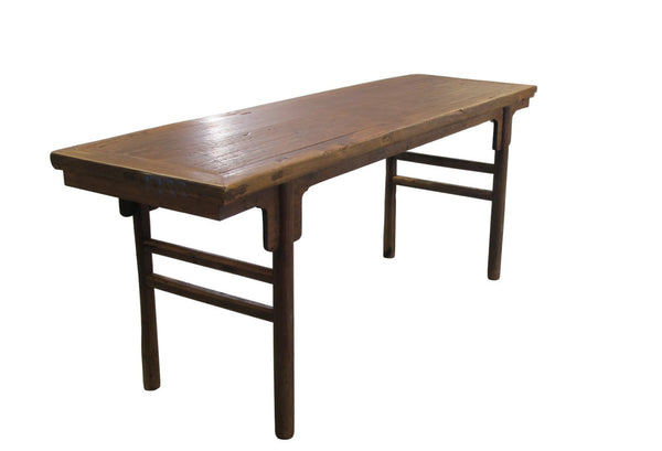 83" Long Elm Console Table - Dyag East