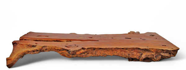 86 Inch Long Large One Slab Lychee Burl Coffee Table - Dyag East
