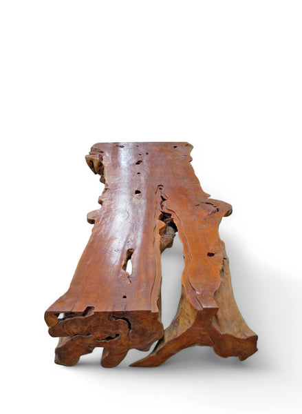 86 Inch Long Large One Slab Lychee Burl Coffee Table - Dyag East