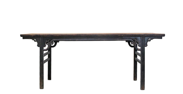 86" Long Antique Chinese Painting Table - Dyag East