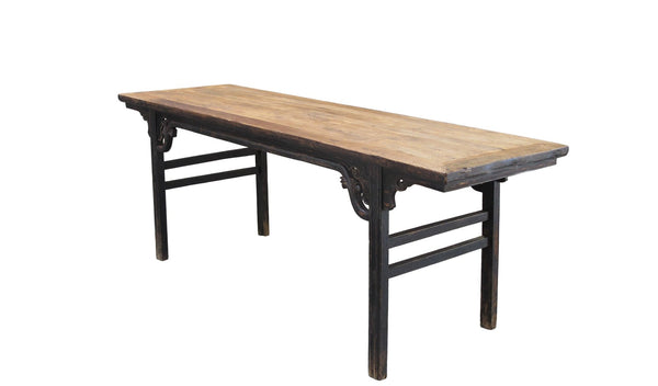 86" Long Antique Chinese Painting Table - Dyag East