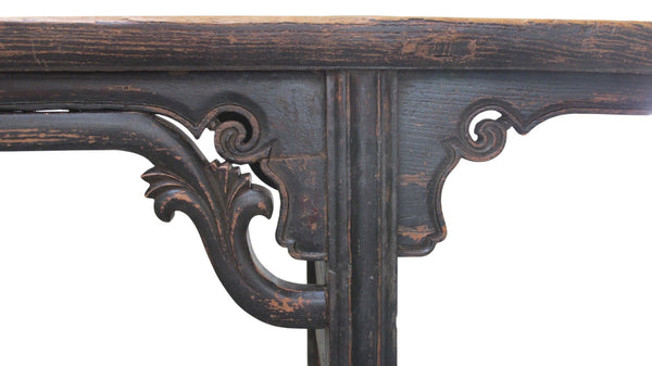 86" Long Antique Chinese Painting Table - Dyag East