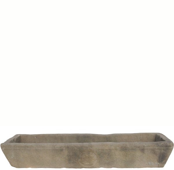 87" Inch Long Hand Chiseled Stone Trough 65 - Dyag East