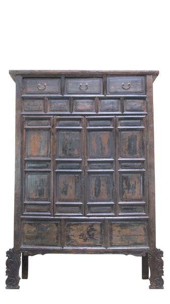 88 Inch Tall Original 16th Century Antique Chinese Cabinet - Dyag East
