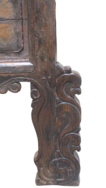 88 Inch Tall Original 16th Century Antique Chinese Cabinet - Dyag East
