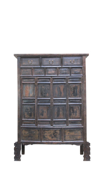 88 Inch Tall Original 16th Century Antique Chinese Cabinet - Dyag East